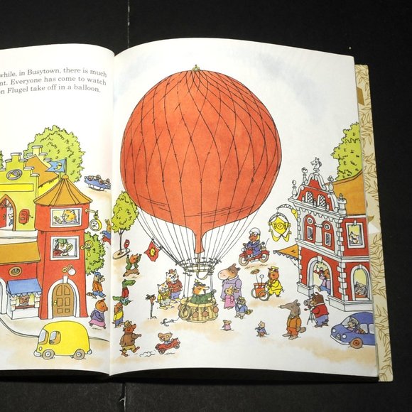 Vintage Little Golden Book Richard Scarry 'Best Balloon Ride Ever!' 1994 - Picture 8 of 11
